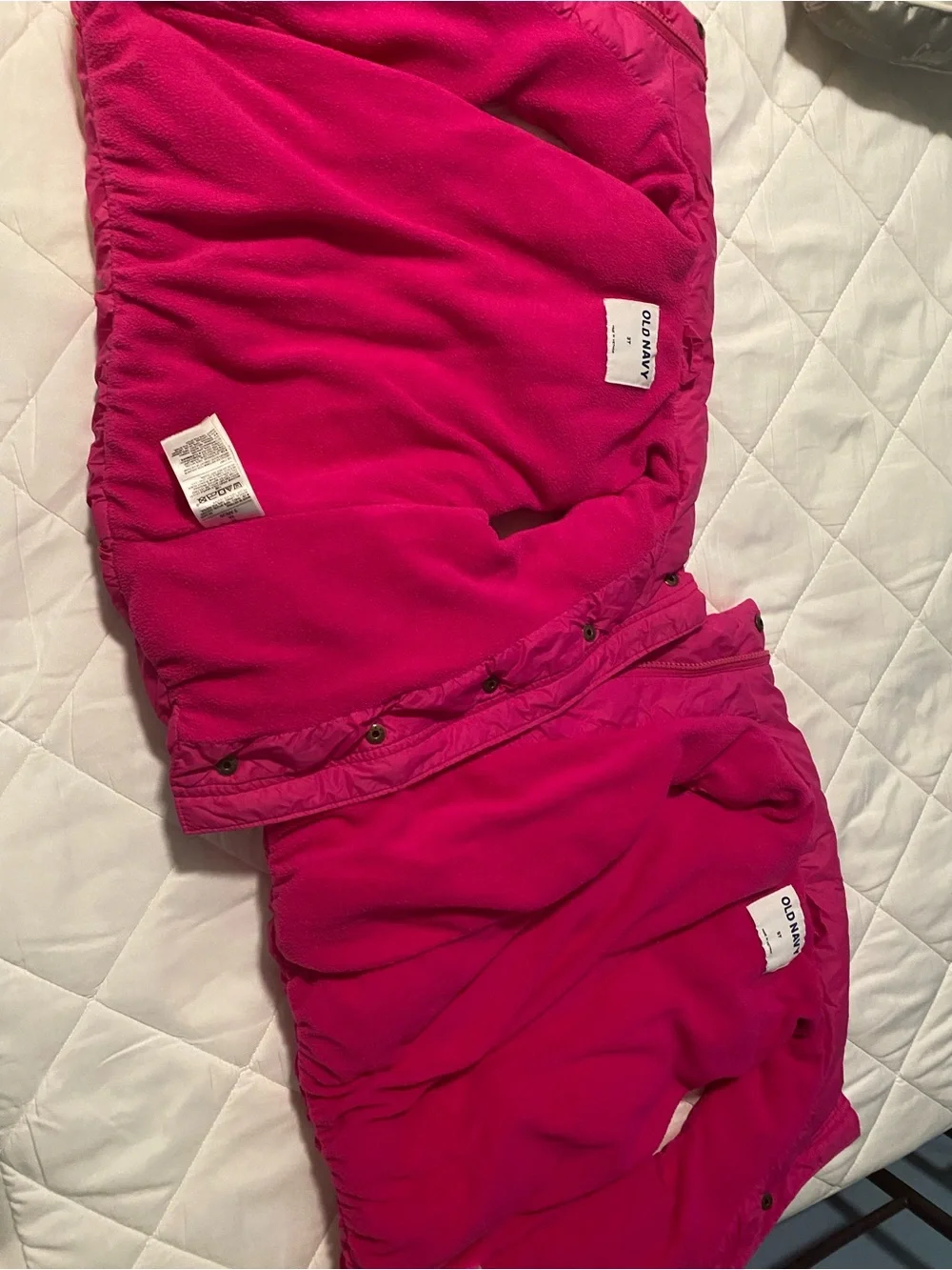 Old Navy Bright Pink Puffy Vest